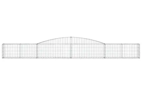 Coșuri gabion arcuite 10 buc, 400x30x40/60 cm, fier galvanizat - 4/5