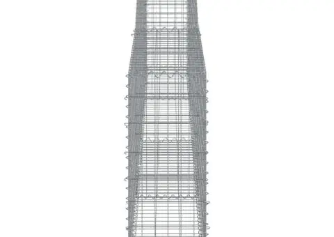 Coșuri gabion arcuite 20 buc, 400x30x80/100 cm, fier galvanizat - 5/5