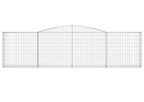 Coșuri gabion arcuite 4 buc, 400x30x100/120 cm fier galvanizat - 4/5