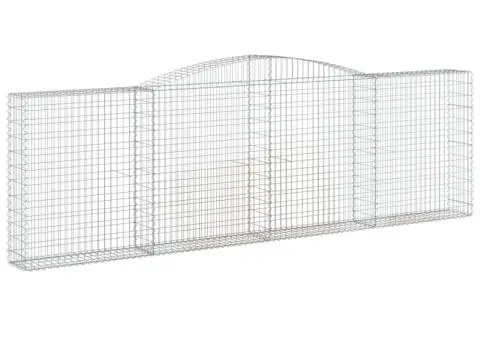 Coșuri gabion arcuite 5 buc. 400x30x120/140cm fier galvanizat - 3/5