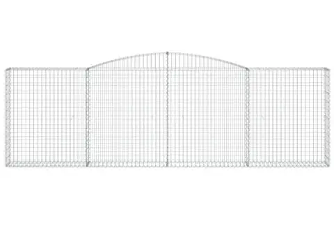 Coșuri gabion arcuite 20 buc. 400x30x120/140cm fier galvanizat - 4/5