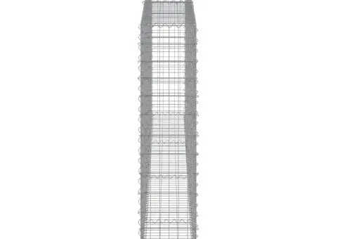 Coșuri gabion arcuite 6 buc, 400x30x140/160 cm, fier galvanizat - 5/5