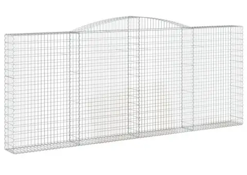Coșuri gabion arcuite 8 buc. 400x30x160/180 cm fier galvanizat - 3/5