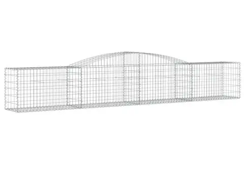 Coșuri gabion arcuite 4 buc, 400x50x60/80 cm, fier galvanizat - 3/5
