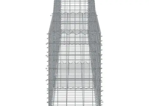 Coșuri gabion arcuite 6 buc, 400x50x80/100 cm, fier galvanizat - 5/5