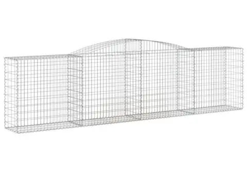 Coșuri gabion arcuite 10 buc, 400x50x100/120 cm fier galvanizat - 3/5