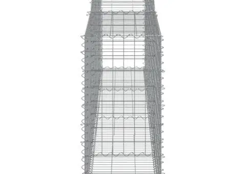 Coșuri gabion arcuite 10 buc, 400x50x100/120 cm fier galvanizat - 5/5