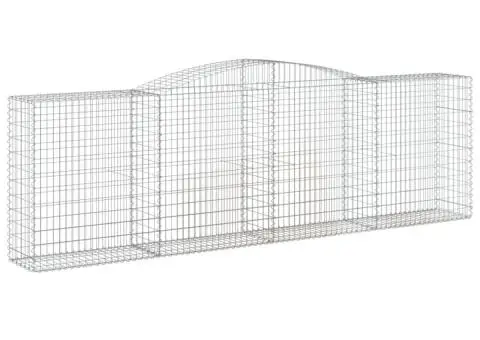Coșuri gabion arcuite 5 buc, 400x50x120/140 cm, fier galvanizat - 3/5