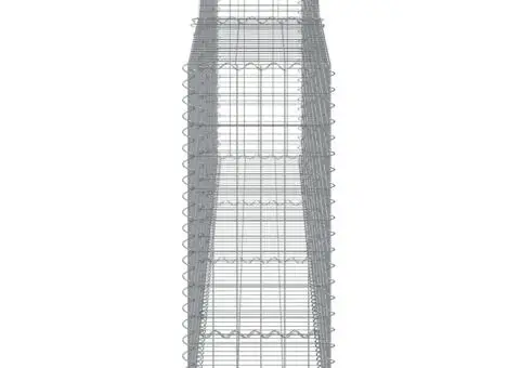 Coșuri gabion arcuite 20 buc, 400x50x120/140cm, fier galvanizat - 5/5