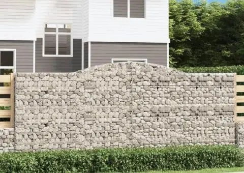 Coșuri gabion arcuite 5 buc. 400x50x160/180 cm, fier galvanizat - 1/5