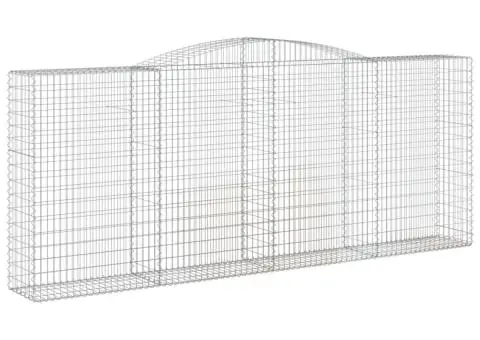 Coșuri gabion arcuite 5 buc. 400x50x160/180 cm, fier galvanizat - 3/5