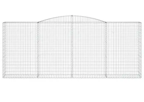 Coșuri gabion arcuite 5 buc. 400x50x160/180 cm, fier galvanizat - 4/5