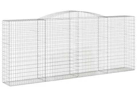 Coș gabion arcuit, 25 buc, 400x50x160/180 cm, fier galvanizat - 3/5