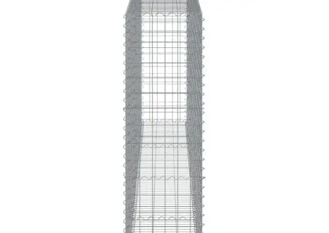Coș gabion arcuit, 25 buc, 400x50x160/180 cm, fier galvanizat - 5/5