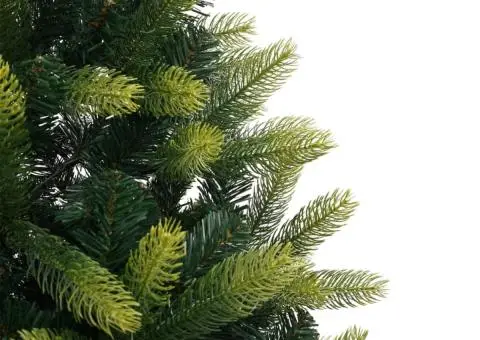 Brad de Crăciun artificial cu suport și balamale, 210 cm - 5/5