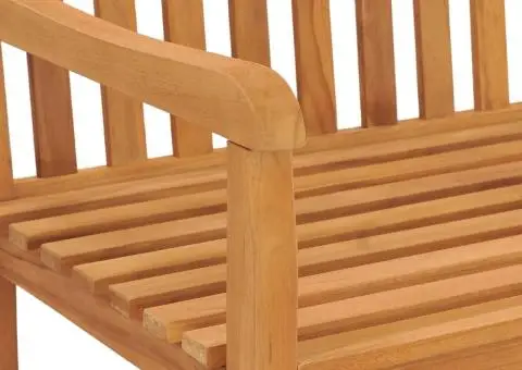 Set mobilier pentru grădină, 4 piese, lemn masiv de tec - 5/5