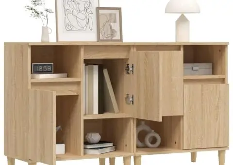 Dulapuri, 2 buc, stejar sonoma, 60x35x70 cm, lemn prelucrat - 4/5