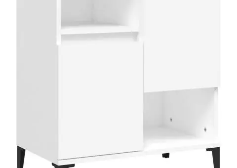 Dulapuri, 3 buc, alb, 60x35x70 cm, lemn prelucrat - 5/5