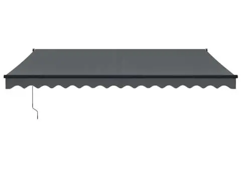 Copertină retractabilă automată, antracit, 4,5x3 m - 3/5