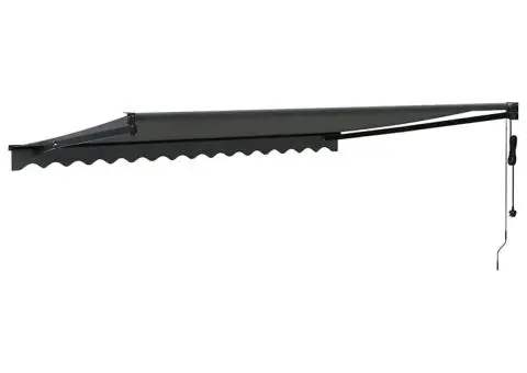 Copertină retractabilă automată, antracit, 4,5x3 m - 5/5