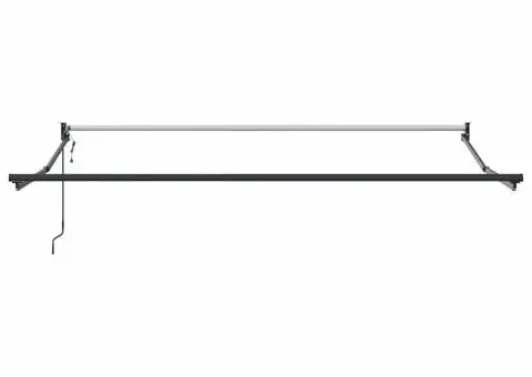 Copertină retractabilă automată, portocaliu și maro, 3x2,5 m - 4/5