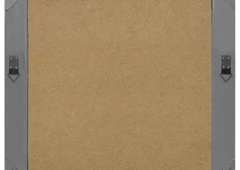 Oglindă de perete în stil baroc, negru, 60 x 60 cm - 3/5