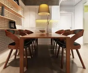 vidaXL Scaune de bucătărie, 6 buc., maro, piele ecologică