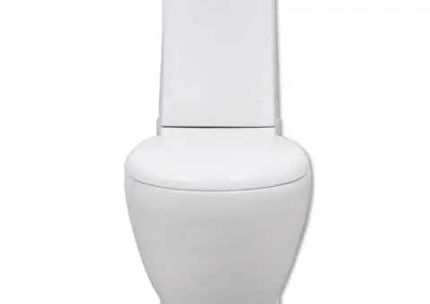 Set de toaletă și bideu, ceramică albă - 2/5