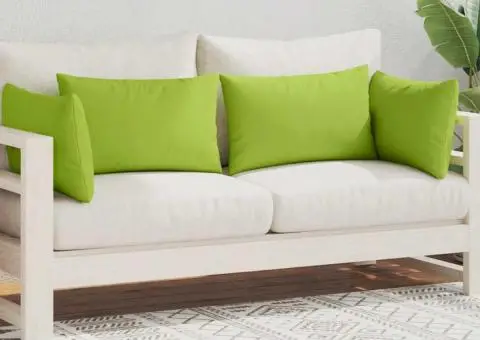 Perne de exterior, 4 buc., verde măr, 60 x 40 cm - 2/5