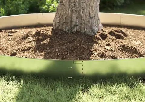 Set gard gazon plăci flexibile 10 buc. 100x14 cm oțel zincat - 3/5