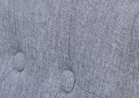 Scaune de sufragerie, 6 buc., gri deschis, material textil - 5/5