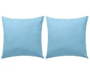 vidaXL Perne de exterior, 2 buc., albastru deschis, 45 x 45 cm