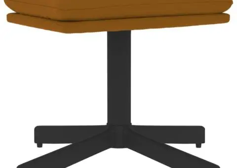 Taburet, maro, 60x60x36 cm, catifea - 2/5