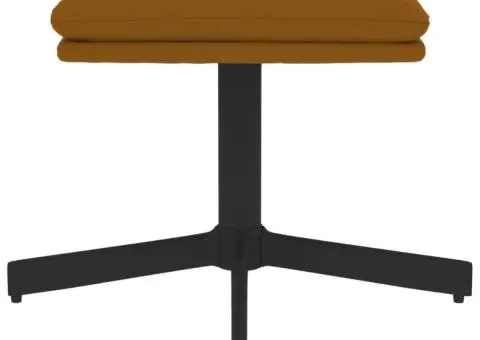 Taburet, maro, 60x60x36 cm, catifea - 3/5