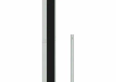 Copertină laterală retractabilă de terasă, negru, 180x500 cm - 5/5