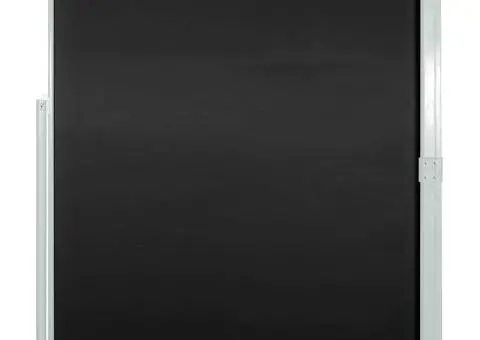 Copertină laterală retractabilă, negru, 160x500 cm - 2/5