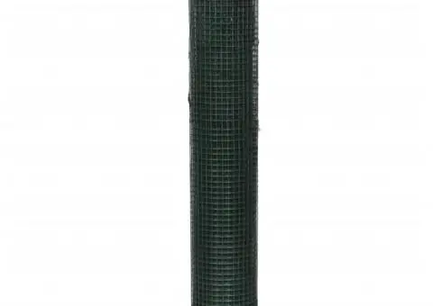 Plasă de sârmă găini, verde, 10 x 1 m, oțel galvanizat cu PVC - 2/4
