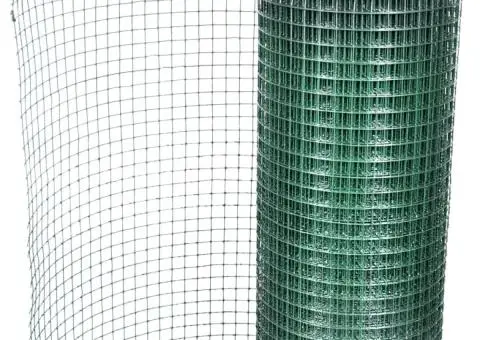 Plasă de sârmă găini, verde, 10 x 1 m, oțel galvanizat cu PVC - 4/4