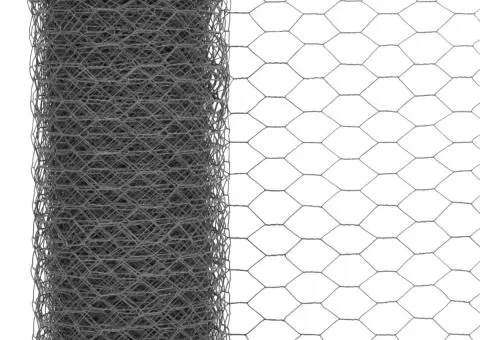 Plasă de sârmă găini, gri, 25 x 1,5 m, oțel cu înveliș PVC - 3/4