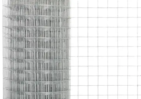 Plasă de sârmă găini, argintiu, 25 x 0,5 m, oțel galvanizat - 3/4