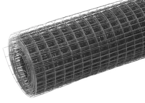 Plasă de sârmă găini, gri, 10 x 0,5 m, oțel cu înveliș PVC - 2/4