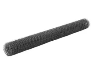 vidaXL Plasă de sârmă găini, gri, 25 x 1,5 m, oțel cu înveliș PVC