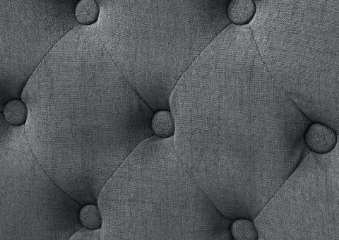 Scaune de sufragerie, 6 buc., gri închis, material textil - 5/5