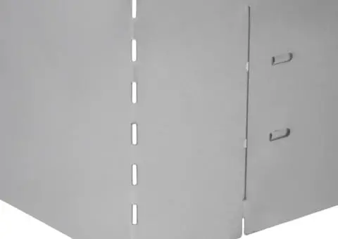 Gard de gazon, 10 buc., 100 x 20 cm, oțel galvanizat - 5/5