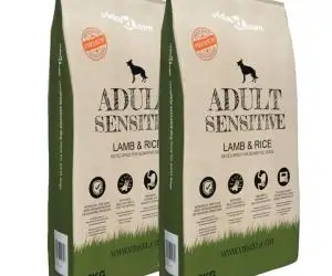 vidaXL Premium Hrană uscată câini "Miel și orez, adulți" 2 buc. 30 kg