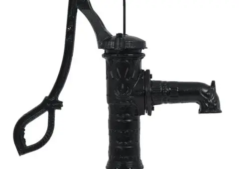 Pompă de apă pentru grădină cu suport din fontă - 3/5