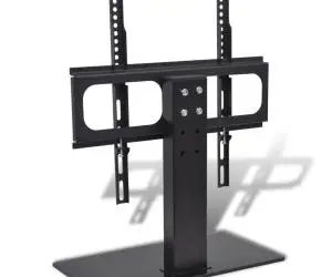 vidaXL Suport TV cu bază, fier, negru, 23"-55"