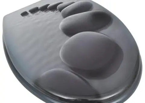 Capace WC, 2 buc., MDF, model pietre - 2/5