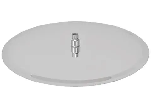 Cap de duș tip ploaie, 2 buc., Ø 50 cm, oțel inoxidabil - 5/5