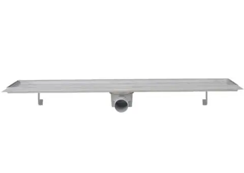 Rigolă liniară de duș, 2 buc., 830 x 140 mm, oțel inoxidabil - 4/5